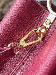 	 Colestore Louis Vuitton Capucine BB Taurillon Plum Size 27 *18 * 9 cm - 4