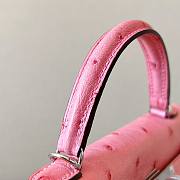 	 Colestore Hermes Mini Kelly Ostrich Pink  - 2