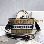 Colestore Dior Wicker Basket Bag Size 28x21x12cm - 1