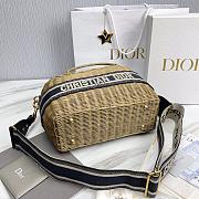 Colestore Dior Wicker Basket Bag Size 28x21x12cm - 3