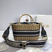Colestore Dior Wicker Basket Bag Size 28x21x12cm - 6