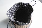	 Colestore Dior Wicker Basket Bag Size 17x19cm - 3