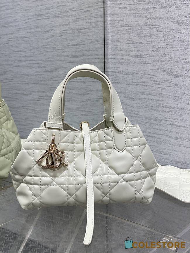 	 Colestore Dior Small Toujours In White Size 23x15x15cm - 1