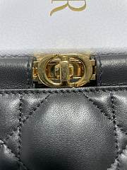 Colestore Dior Caro Colle Noire Clutch With Chain Black Size 27.5 x 14 x 4.5 cm  - 4