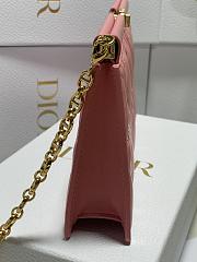 	 Colestore Dior Caro Colle Noire Clutch With Chain Pink Size 27.5 x 14 x 4.5 cm - 4
