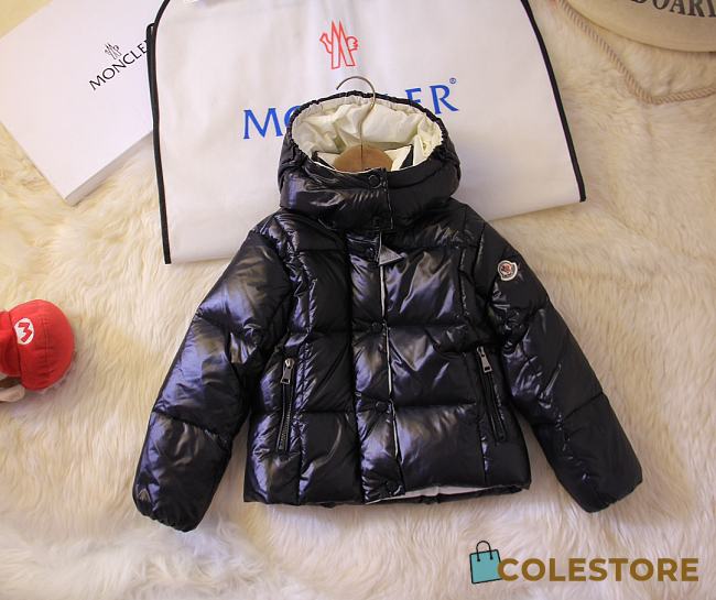 Colestore Moncler Kids Black Coat 01 - 1
