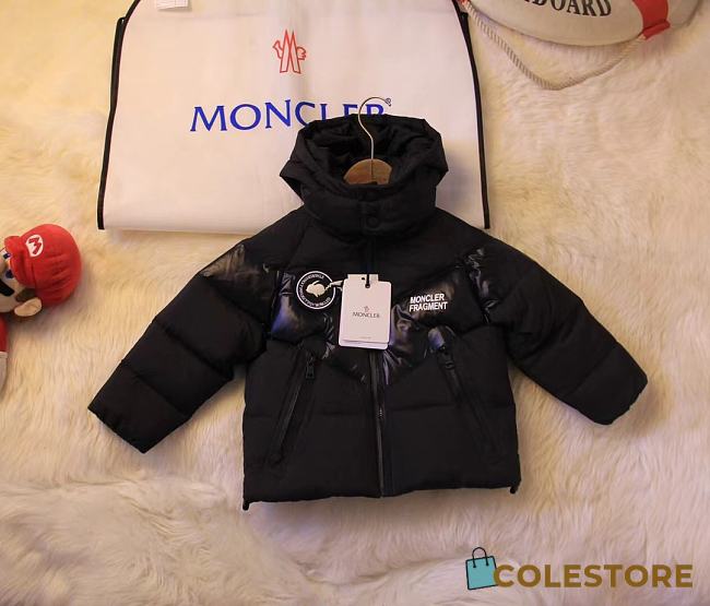 Colestore Moncler Kids Black Coat 02 - 1