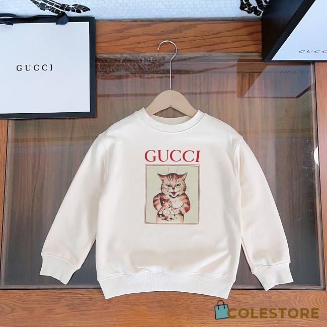 	 Colestore Gucci Sweater Cat White - 1