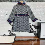 	 Colestore Gucci Dress Baby Girl Blue - 6