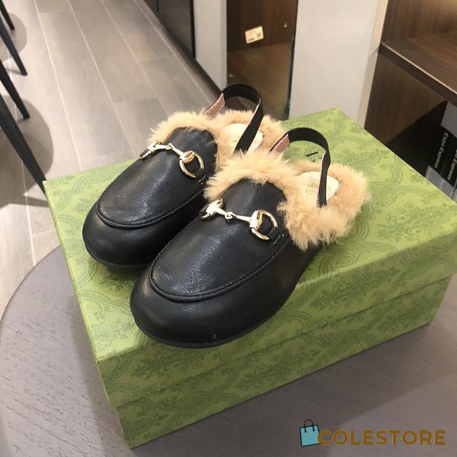 Colestore Gucci Slipper Black Kid - 1