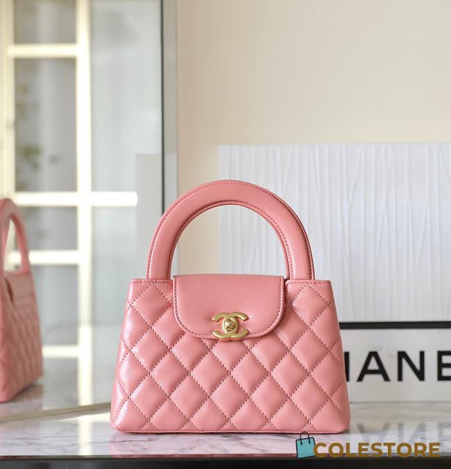 Colestore Chanel Kelly Mini Bag Pink 13x19x7cm - 1