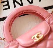 Colestore Chanel Kelly Mini Bag Pink 13x19x7cm - 3