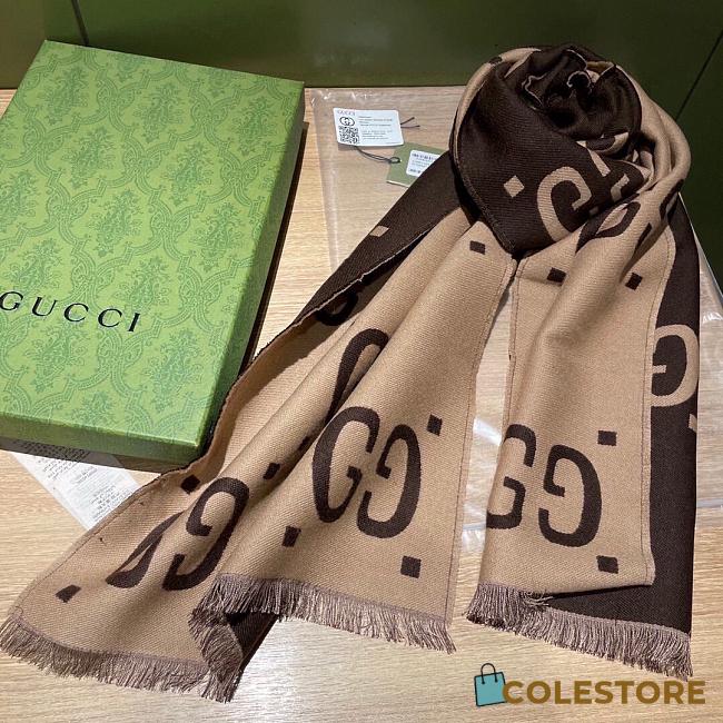 Colestore Gucci Scarf Brown - 1