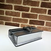 Colestore Gucci Metallic Calfskin Dionysus Shoulder Bag Silver 25x14x8cm - 4