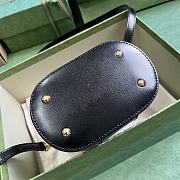 Colestore Gucci Bamboo Mini Shoulder Black Bag 15.5x 13.5x 4cm - 3