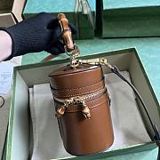 	 Colestore Gucci Bamboo Mini Shoulder Brown Bag 15.5x 13.5x 4cm - 5