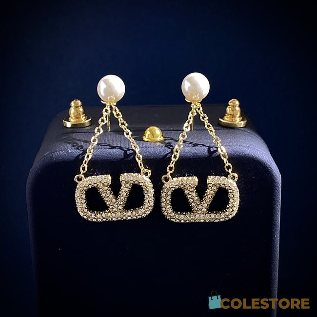 	 Colestore Valentino Gold Earrings 01 - 1
