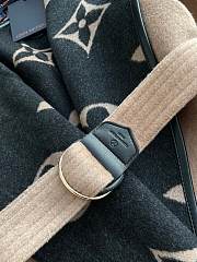 Louis Vuitton Signature Short Hooded Wrap Coat Brown - 2