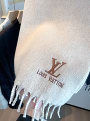 Colestore Louis Vuitton Scarf White  - 2