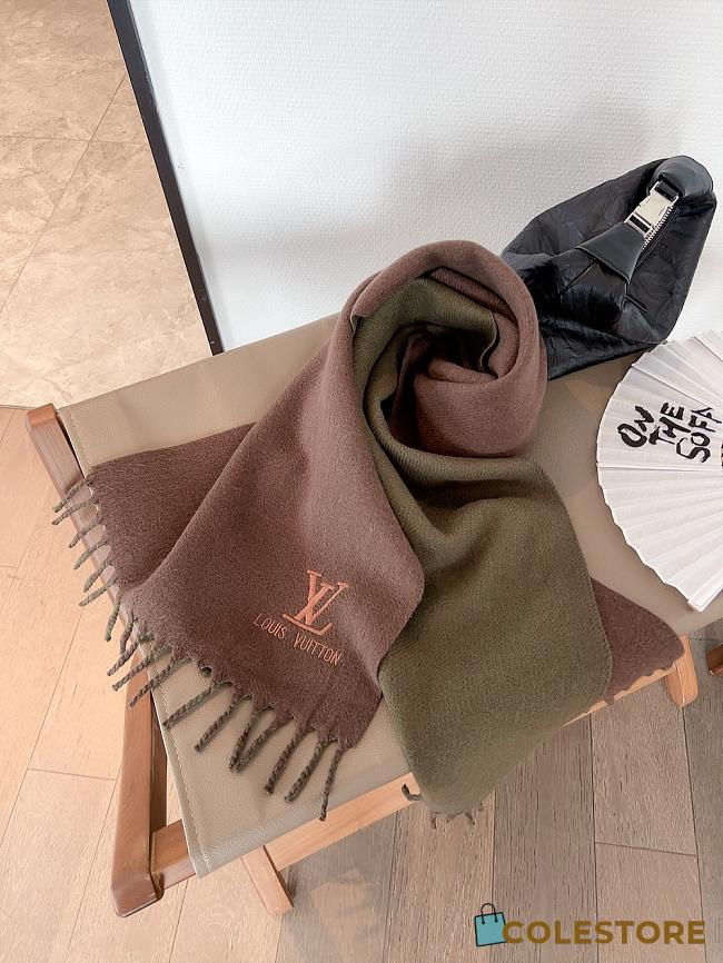 	 Colestore Louis Vuitton Scarf Brown - 1