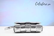 Colestore Bottega Veneta Padded Cassette Crossbody Bag Silver Size 26x18x8cm - 6