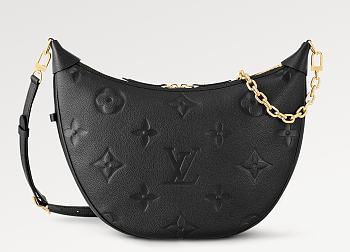 	 Colestore Louis Vuitton Loop Hobo Black M46725 Size 38 x 26 x 10 