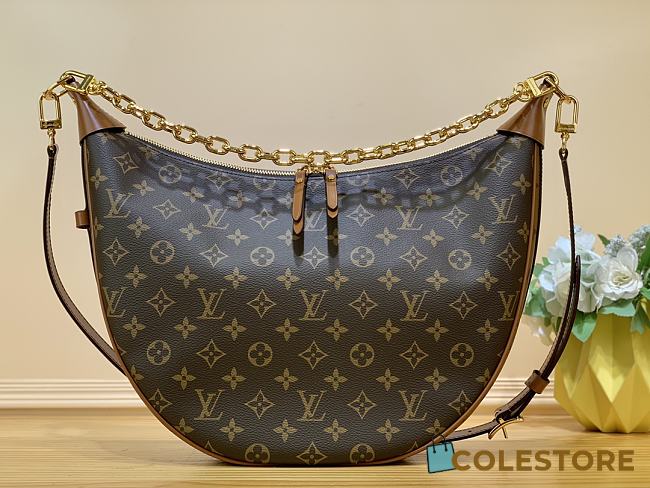 	 Colestore Louis Vuitton Loop Hobo Monogram Brown M46725 Size 38 x 26 x 10 - 1