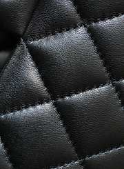Colestore Chanel Flap Medium Black Silver Hardware 15.5x25.5x6.5cm - 2