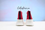 Colestore Alexander McQueen Slick Lace Up Sneakers ‘Red’ - 5