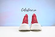 Colestore Alexander McQueen Slick Lace Up Sneakers ‘Red’ - 3