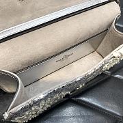 Colestore Valentino Garavani Loco Metallic Daisy Small Shoulder Bag 20x11x5cm - 4