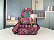 Colestore Dior Medium Lady D-Lite Bag Pink Size 24x20x11cm - 1