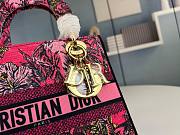 Colestore Dior Medium Lady D-Lite Bag Pink Size 24x20x11cm - 5