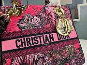 Colestore Dior Medium Lady D-Lite Bag Pink Size 24x20x11cm - 6