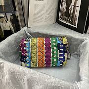Colestore Chanel 21K Multil Color Flap Bag Size 25x13x6cm - 5