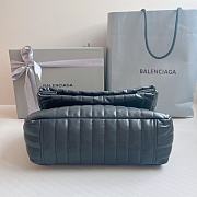 Colestore Balenciaga Women's Monaco Chain Bag Quilted In Black Size 27.9x18x9.9cm - 5