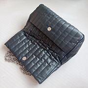 Colestore Balenciaga Women's Monaco Chain Bag Quilted In Black Size 27.9x18x9.9cm - 3
