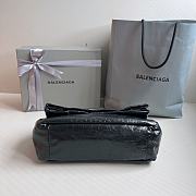 Colestore Balenciaga Monaco Small Chain Bag In Black Size 27.9x18 x9.9cm - 3
