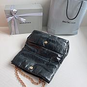 Colestore Balenciaga Monaco Small Chain Bag In Black Size 27.9x18 x9.9cm - 4