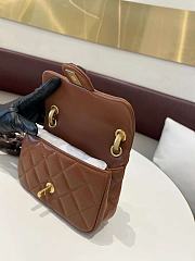 Colestore Chanel Flap Bag With Wooden Strap Size 11X18X7cm  - 3