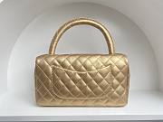 Colestore Chanel Vintage Classic Gold Metallic Lambskin Gold Hardware 25cm - 5