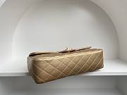 Colestore Chanel Vintage Classic Gold Metallic Lambskin Gold Hardware 25cm - 4