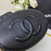 Colestore Chanel AS3947 Black Calfskin Backpack 17*16.5*12cm - 3