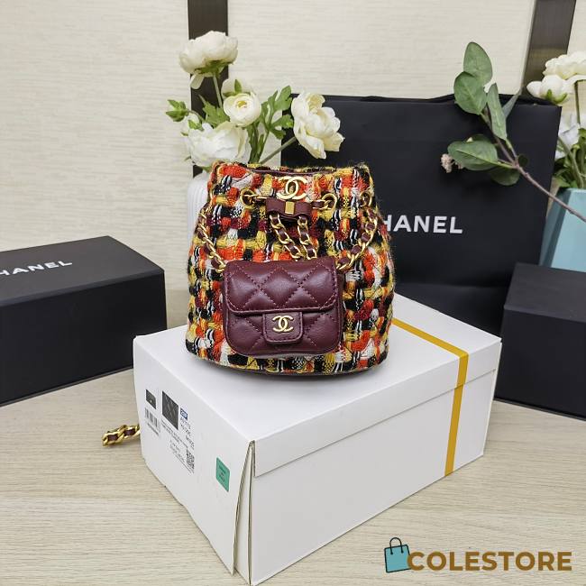 	 Colestore Chanel AS3947 Calfskin Backpack 17*16.5*12cm - 1