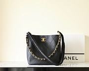 Colestore Chanel Hobo Handbag Black Size 26x25x7.5cm - 1