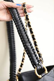 Colestore Chanel Hobo Handbag Black Size 26x25x7.5cm - 3