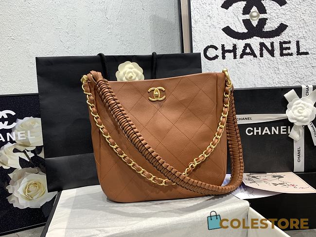 	 Colestore Chanel Hobo Handbag Size 26x25x7.5cm - 1