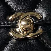 Colestore Chanel Mini Box Shiny Calfskin & Gold-Tone Metal Black 10.5×17×8cm - 5
