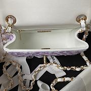 Chanel Mini Flap Bag Sequins & Ruthenium-Finish Metal Size 17cm - 5