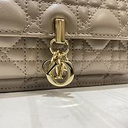 	 Colestore Miss Dior Chain Pouch Beige Cannage Lambskin - 4
